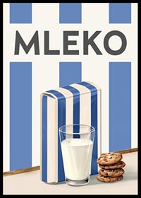 Mleko Niebieski Plakat-6