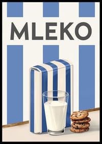 Mleko Niebieski Plakat-2