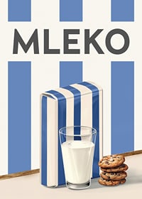 Mleko Niebieski Plakat-7