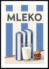 Mleko Niebieski Plakat-0