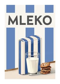 Mleko Niebieski Plakat-1
