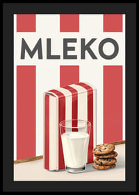 Mleko Czerwony Plakat-4