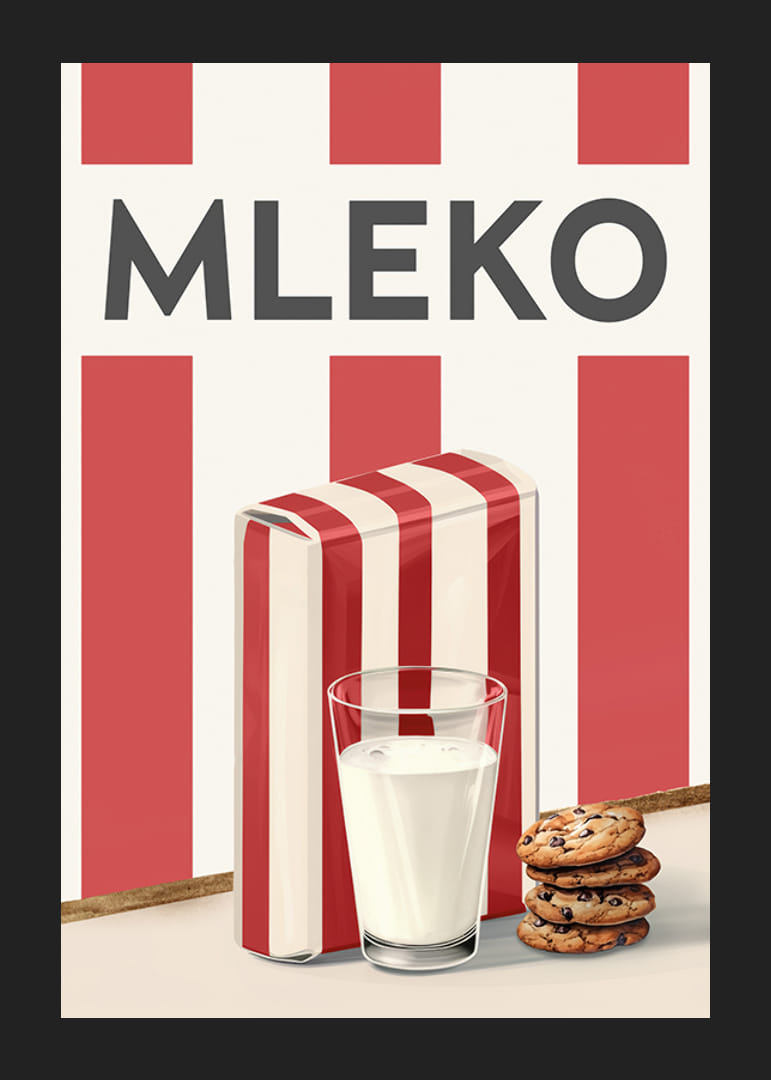 Mleko Czerwony Plakat-12
