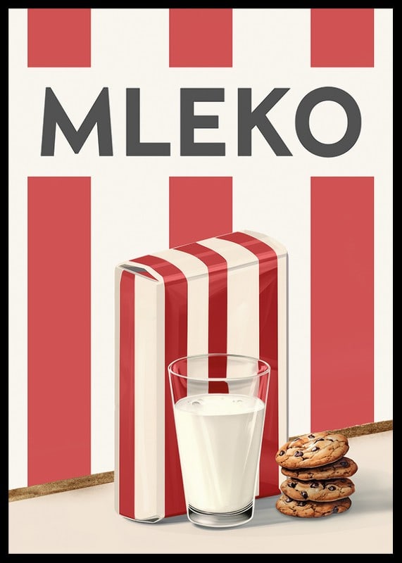 Mleko Czerwony Plakat-12