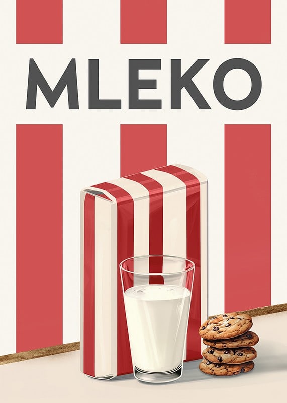 Mleko Czerwony Plakat-12
