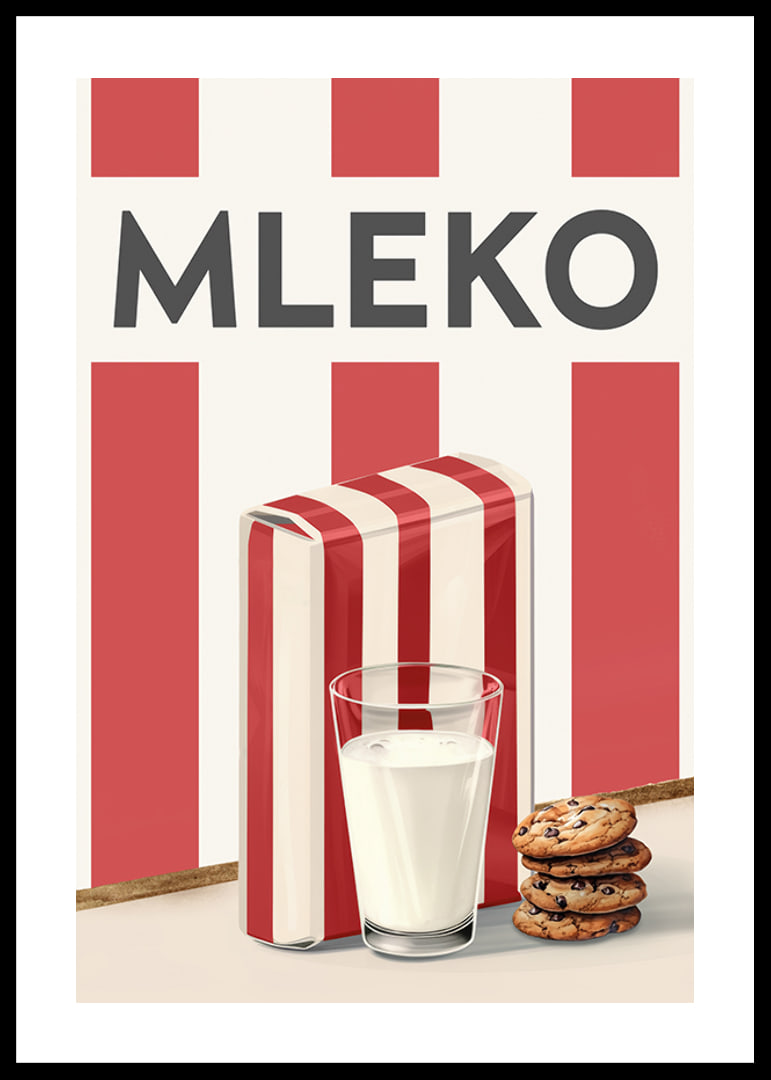 Mleko Czerwony Plakat-12