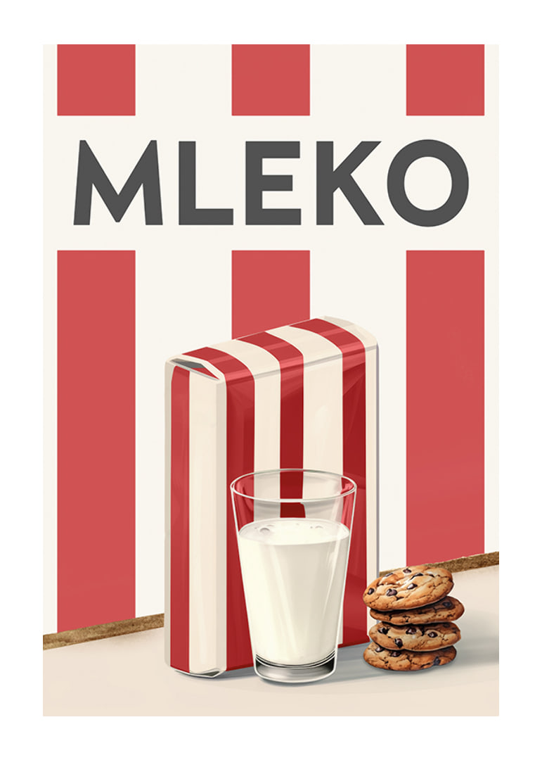Mleko Czerwony Plakat-12