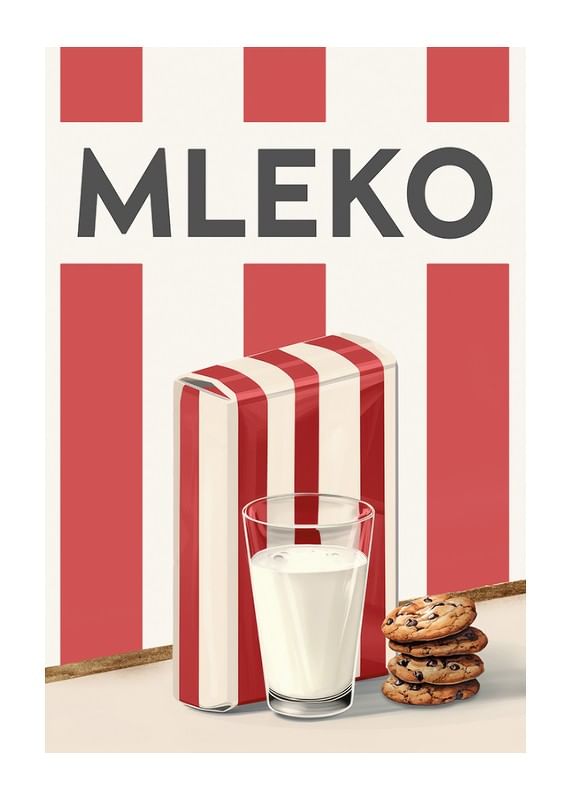Mleko Czerwony Plakat-12
