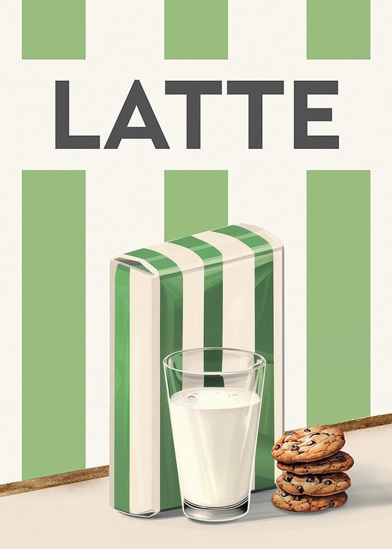 Latte Verde Poster-12