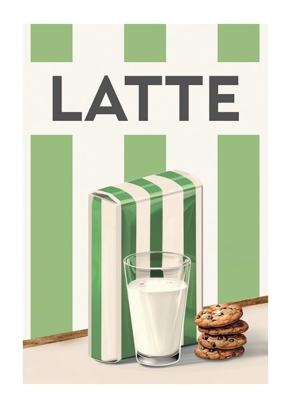 Poster Latte Verde