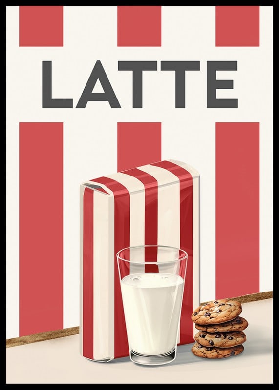 Latte Rosso Poster-12