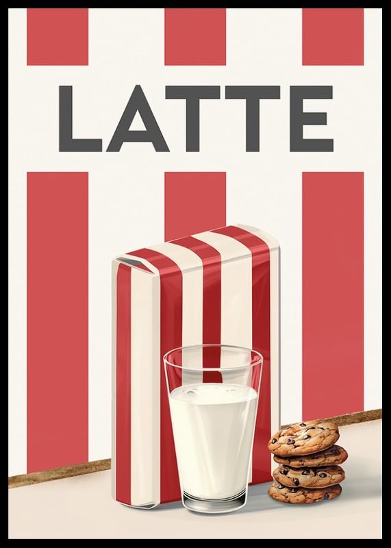 Latte Rosso Poster-12