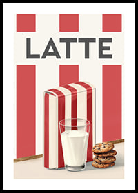 Latte Rosso Poster-0