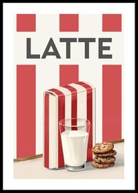 Latte Rosso Poster-0