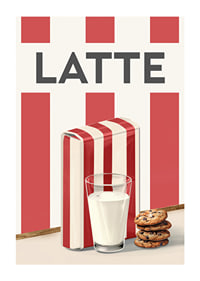 Latte Rosso Poster-1