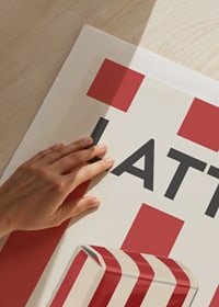 Latte Rosso Poster-9