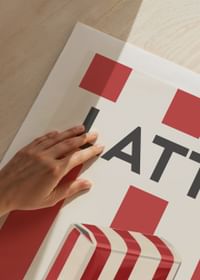Latte Rosso Poster-5
