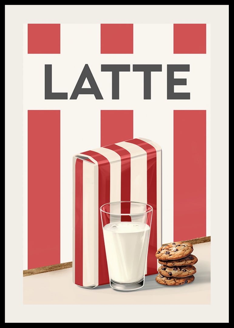 Latte Rosso Poster-12