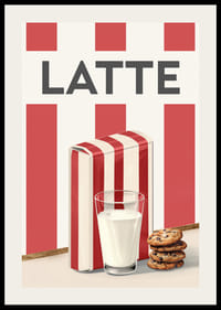 Latte Rosso Poster-2