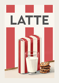 Latte Rosso Poster-3