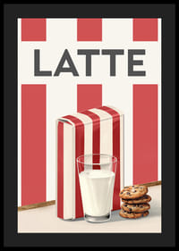 Latte Rosso Poster-4