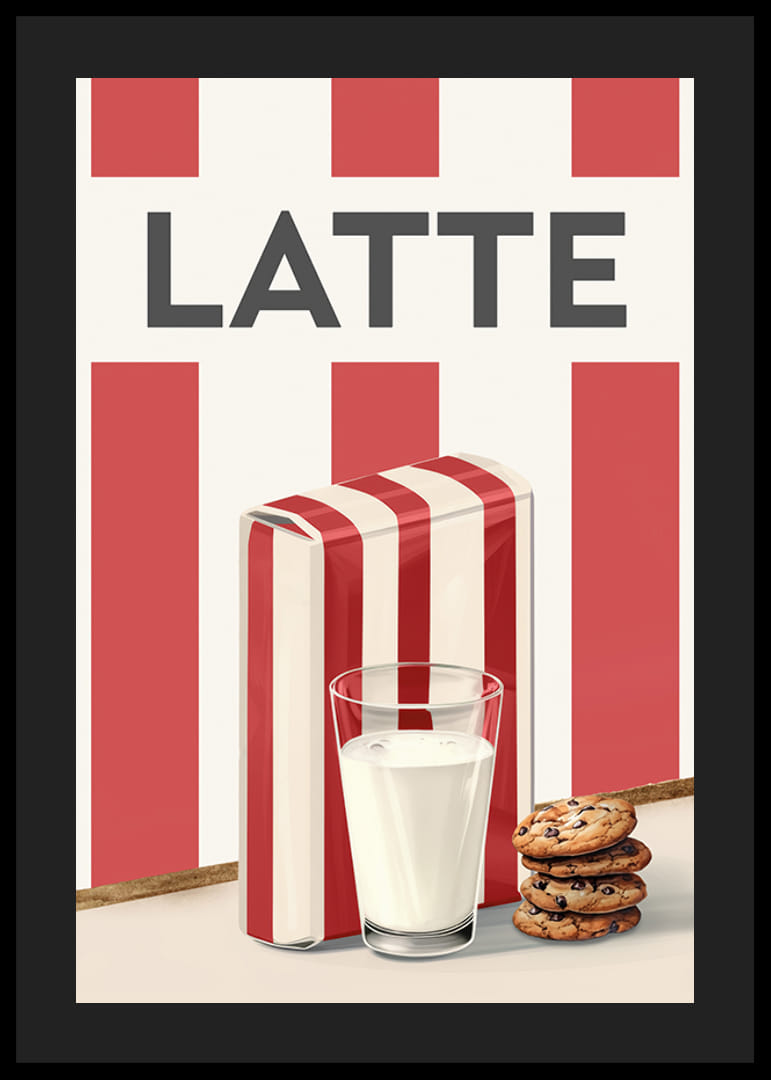 Latte Rosso Poster-12