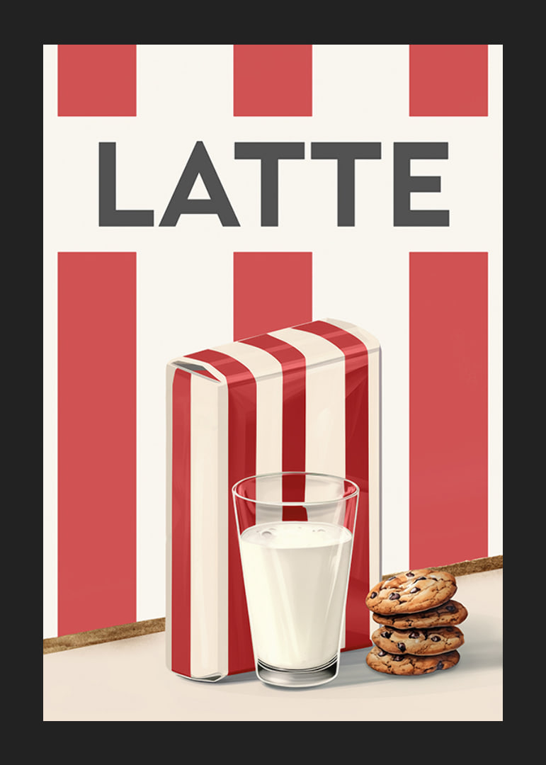Latte Rosso Poster-12