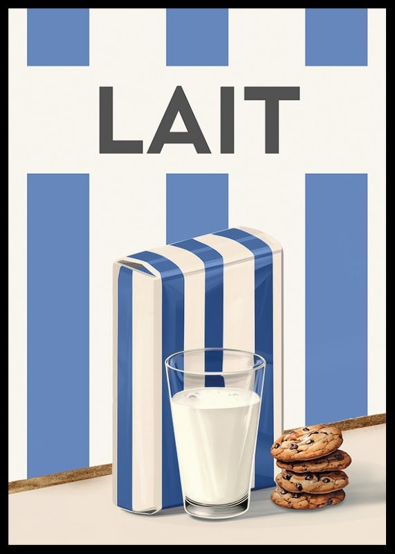 Lait Bleu Affiche-12