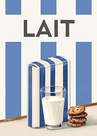 Lait Bleu Affiche-7