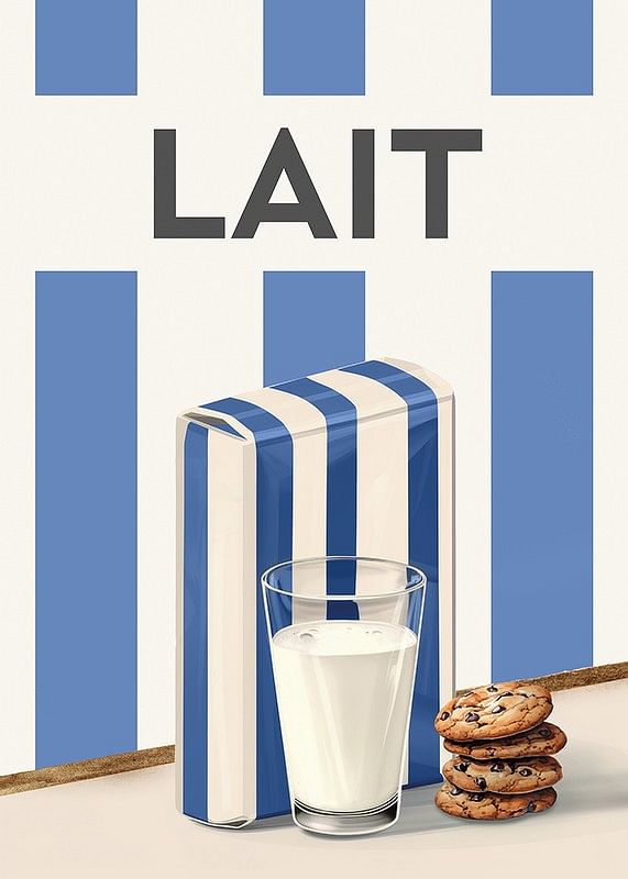 Lait Bleu Affiche-12
