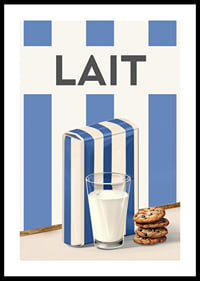 Lait Bleu Affiche-0