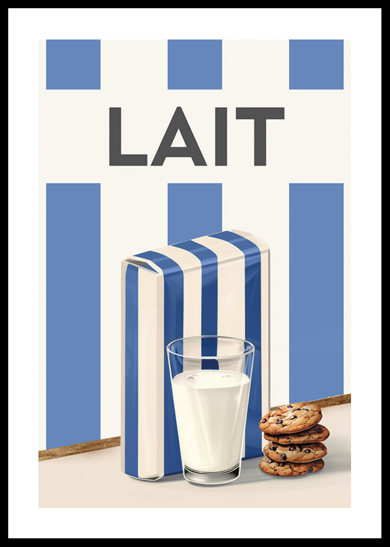 Lait Bleu Affiche-12