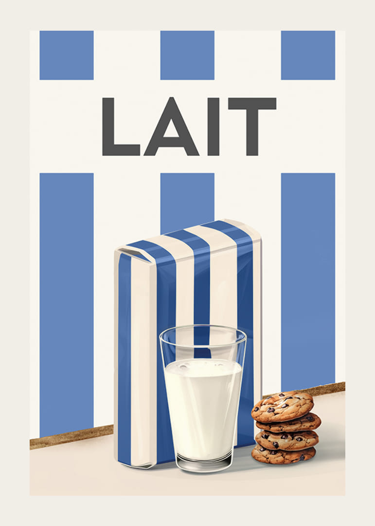 Lait Bleu Affiche-12