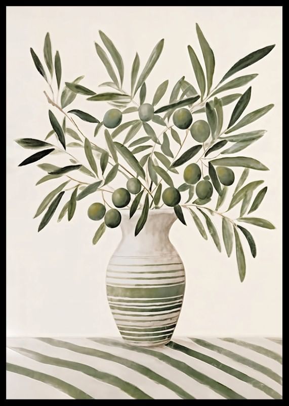 Olives In Vase-12