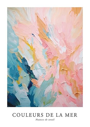 Poster Couleurs De La Mer