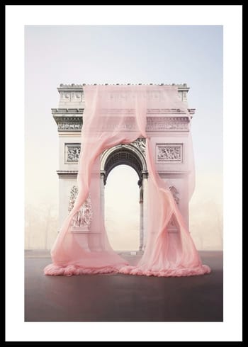 Plakat Arc De Triomphe Rose