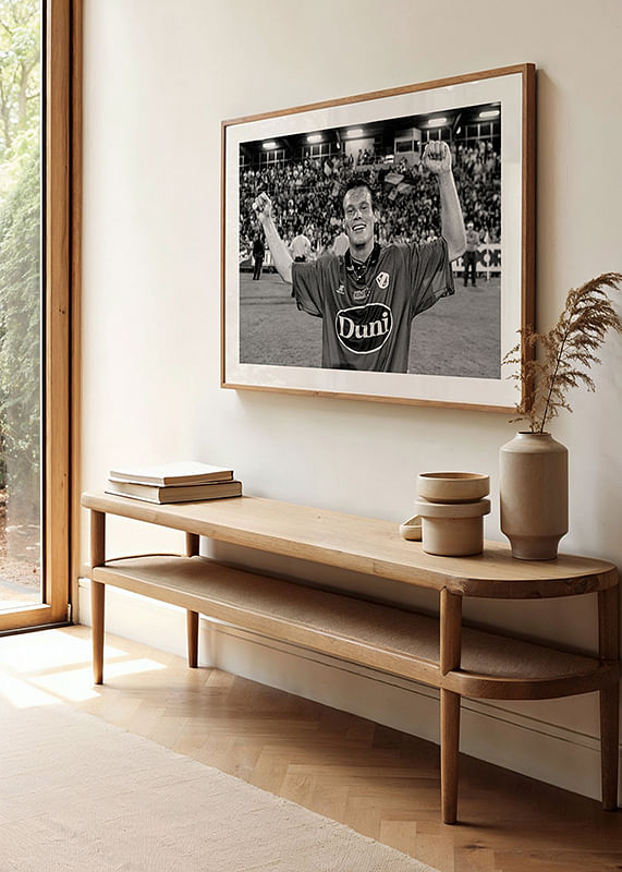 Fredrik Ljungberg firar segern 1997 mot AIK-12