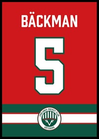 Frölunda HC Legendar #5 Bäckman-2