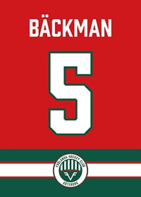 Frölunda HC Legendar #5 Bäckman-3