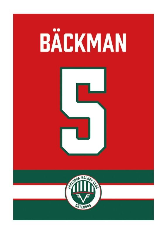Frölunda HC Legendar #5 Bäckman-12