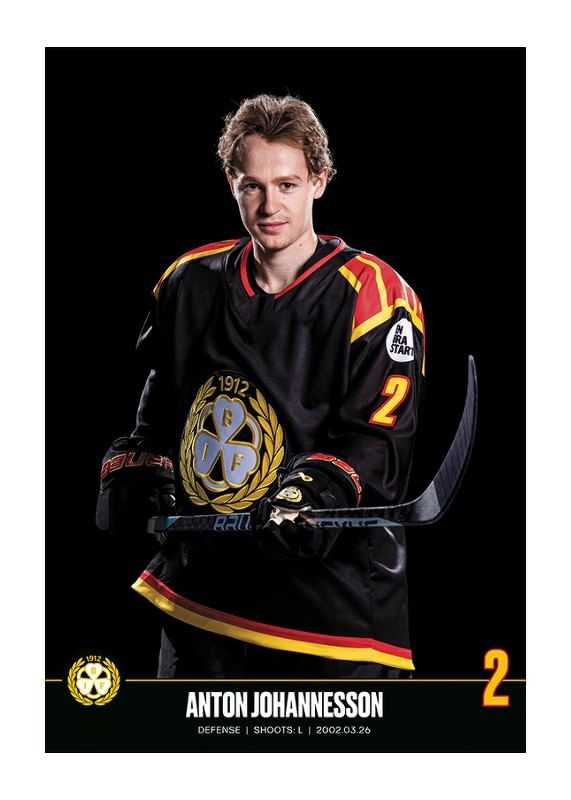 Poster Anton Johannesson #2 Brynäs IF 2023/2024