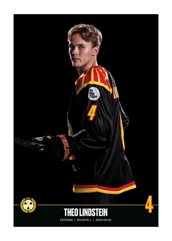 Poster Theo Lindstein #4 Brynäs IF 2023/2024