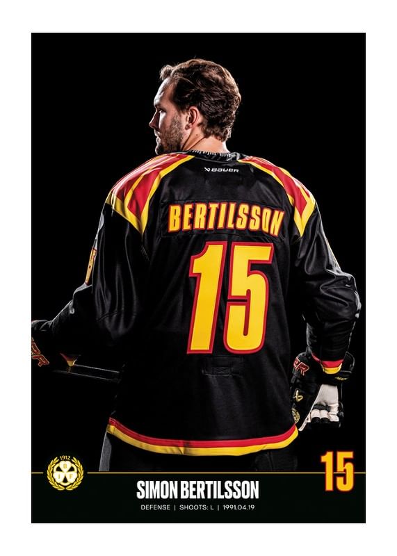 Poster Simon Bertilsson #15 Brynäs IF 2023/2024