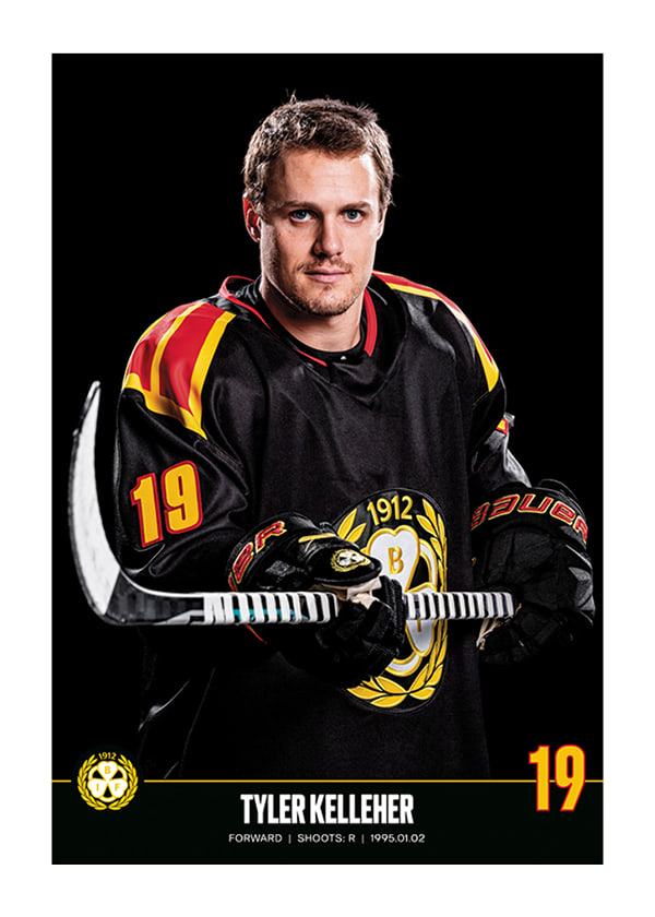 Poster Tyler Kelleher #19 Brynäs IF 2023/2024