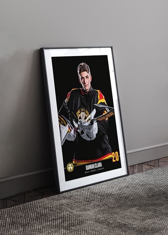 Poster Damian Clara #20 Brynäs IF 2023/2024 crossfade