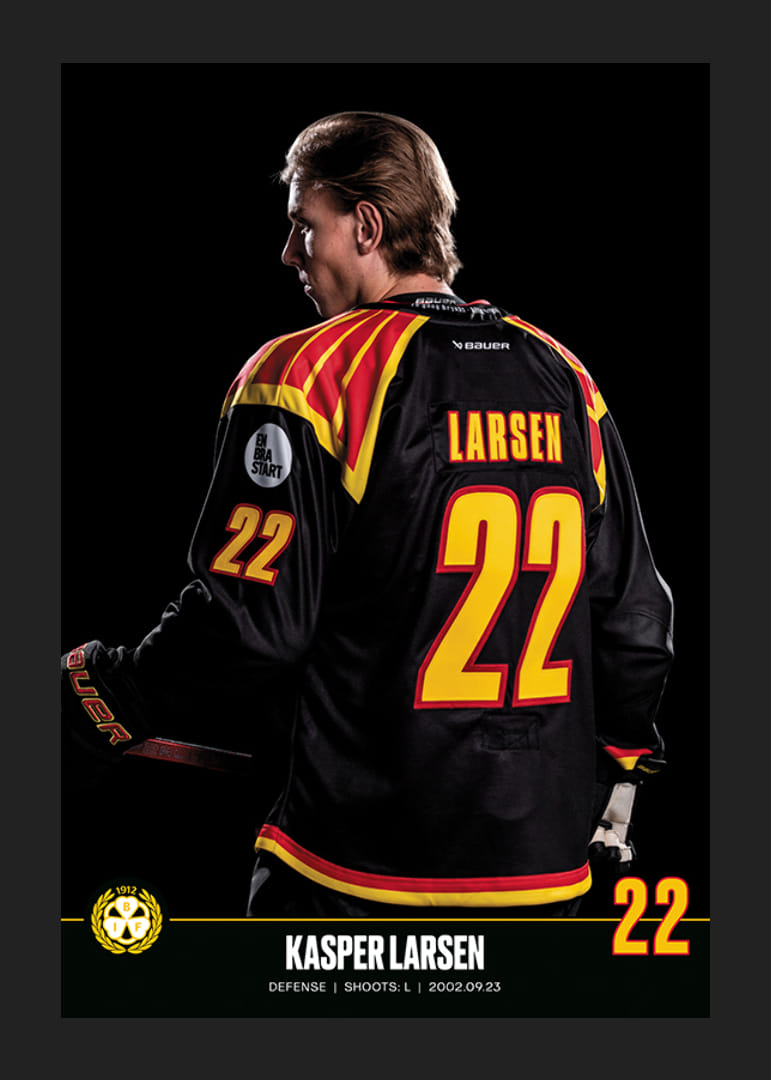 Kasper Larsen #22 Brynäs IF 2023/2024-12