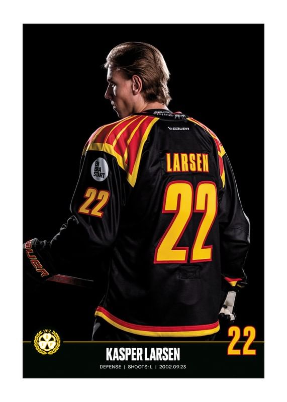 Poster Kasper Larsen #22 Brynäs IF 2023/2024