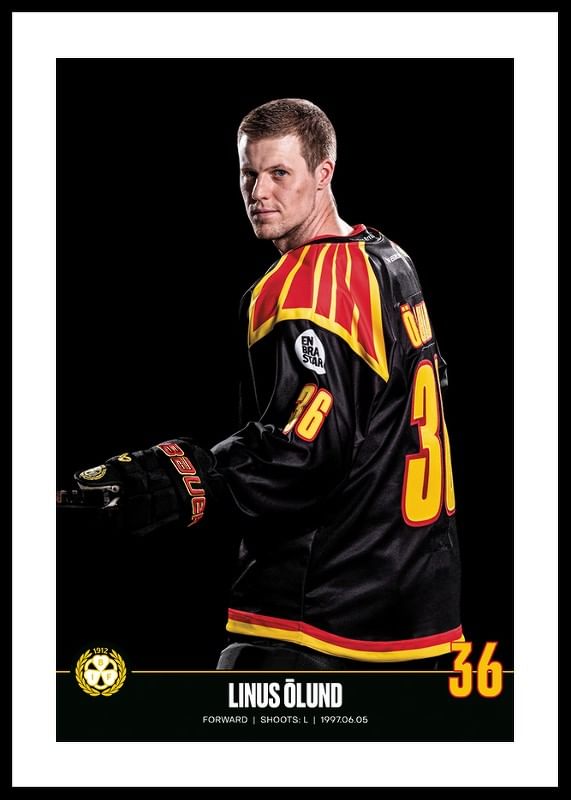 Poster Linus Ölund #36 Brynäs IF 2023/2024