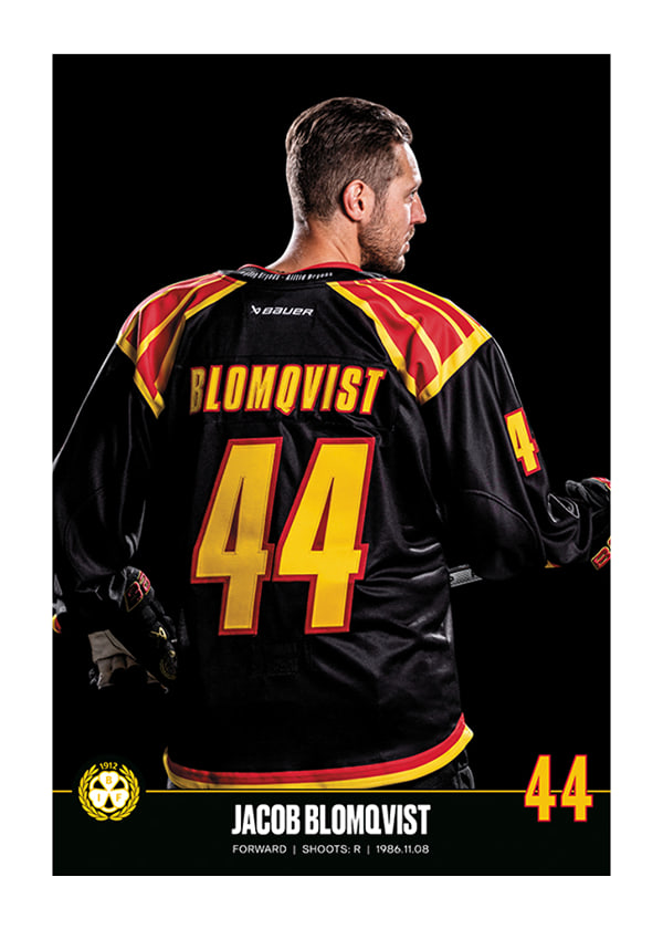 Poster Jacob Blomqvist #44 Brynäs IF 2023/2024