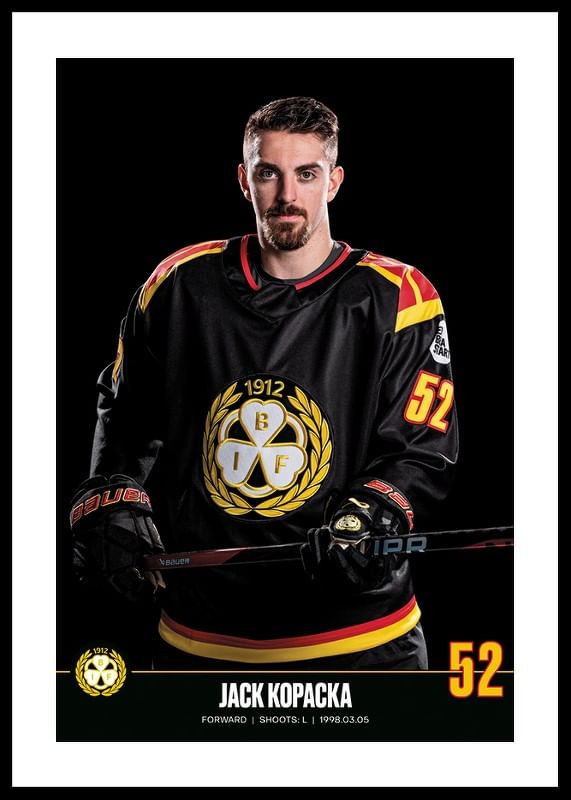 Poster Jack Kopacka #52 Brynäs IF 2023/2024